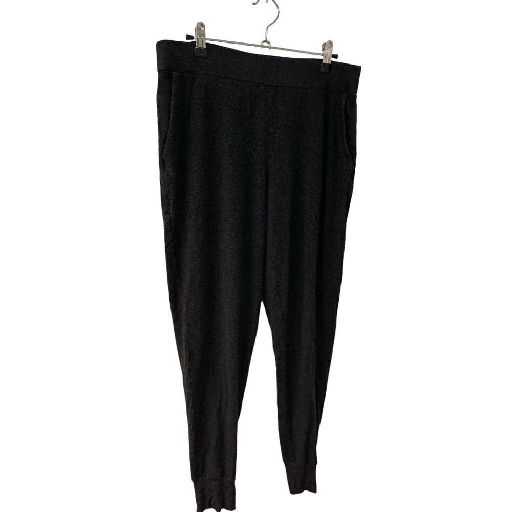 EILEEN FISHER Charcoal Gray Viscose Blend Jogger Pants w/ Pockets Sz S/P